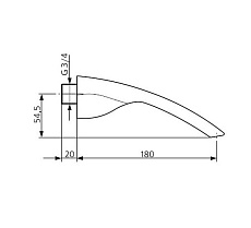 Излив для ванны Ideal Standard Venice A5365AA