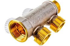 Распределительный коллектор STOUT 3/4, 2 отвода 3/4ЕК SMB 6851 343402 RG008S37R54H0Q
