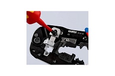 Пресс-клещи для штекеров Knipex 3-в-1, 1 гнездо, 8-пин 8p8c, резка и зачистка кабеля KN-975113SB