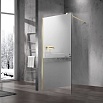 Душевая перегородка Vincea Walk-In VSW-1H900MRG 90x200 брашированное золото, зеркальное