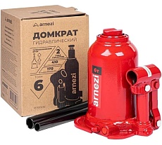 Домкрат гидравлический бутылочный двухштоковый Arnezi 8 т, 170-410 мм R7100233