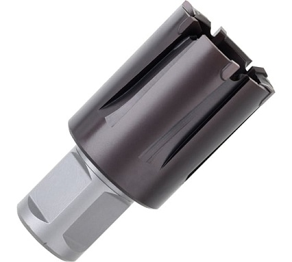 Сверло корончатое по металлу RAIL HM-TiAlN 28х25/63 мм, Weldon 19 мм (3/4'') D.BOR D-CDR-TIA-025-028-W