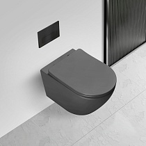 Подвесной унитаз Vincea Tornado Globo VT1-14TMA безободковый, антрацит матовый