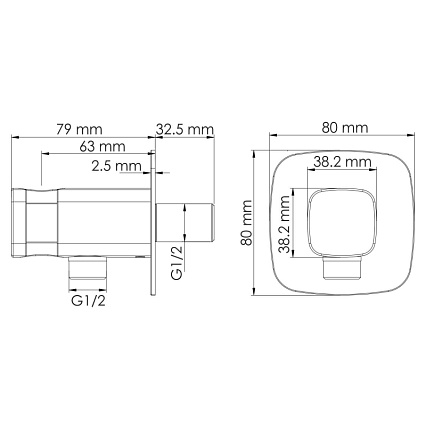 Душевой набор WasserKRAFT Nuthe A9151.265.315.219.162.327.242.217 черный матовый