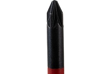 Тонкая отвёртка Knipex VDE 1000V Pozidriv PZ1 крестовая, L стержня 80 мм, 2-комп. рук-ка KN-982501SL