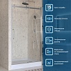 Душевая дверь BelBagno MARINO-2-BF-1-150-C-CR 150x195 прозрачная, хром