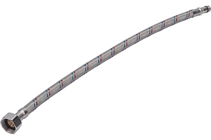Подводка для смесителей СТМ сталь, 1/2xM10x40 см., короткий. штуцер CWFSS040