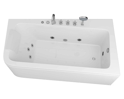 Акриловая ванна Grossman Cristal GR-17095-1R 170x95 с г/м