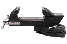 Тиски стальные поворотные с наковальней Rockforce 5 (125мм) RF-6540105(60513)