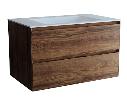 Тумба с раковиной Vincea Luka new 80 см C.Oak