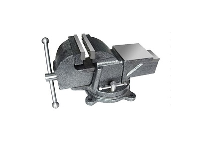 Слесарные тиски CNIC 100 мм 4" поворотные, массивные, с наковальней LT83004 50837