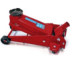 Гидравлический подкатной 2-х поршневой домкрат для СТО Autovirazh 3т проф.(красный) AV-075204