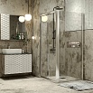 Душевой уголок Grossman Alba2 GR-8080Al2 80x80 прозрачный, хром