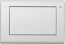 Кнопка смыва TECE Planus 9240312 металл, белый матовый