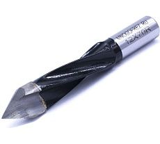 Сверло присадочное сквозное усиленное KJ2-V80208R (12х70 мм; хв-к 10 мм; правое вращение) МНОГОФРЕЗ 6634