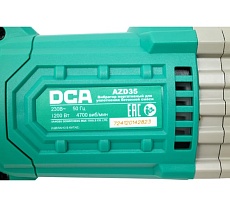 Вибратор портативный для уплотнения бетонной смеси DCA AZD35