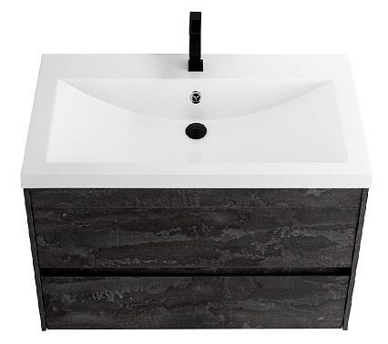 Мебель для ванной Art&Max Family-M 75 см, 2 ящика, Iron Stone