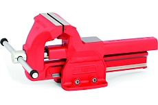 Слесарные тиски IZELTAS 125 мм, без поворотного основания, 7400300125