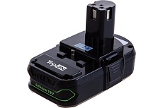 Аккумулятор для электроинструмента Ryobi (Li-Ion, 18В, 1.5Ач) Topon PN: RB18L15 TOP-PTGD-RY-18-1.5-Li