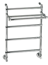 Полотенцесушитель водяной Margaroli Sole 455-4 хром с полкой