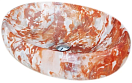 Раковина CeramaLux Stone Edition Mnc169 59 см белый/красный