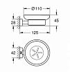 Мыльница Grohe Essentials Cube 40754001