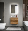 Тумба с раковиной BelBagno Marino-Cer-Mini 60 см Rovere Rustico