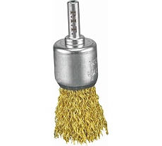 Кордщетка кистеобразная P.I.T. 30x0,3мм, латунированная витая проволока, хвостовик 6 мм APLS10-D030
