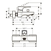 Смеситель для ванны Hansgrohe Metropol 74540000