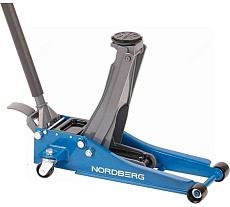 Супернизкий подкатной домкрат Nordberg 3.2 тонн, H=75-500 мм N32032