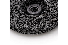 Круг зачистной полимерный (коралловый) черный, medium grain (средний), 125x15 мм, М14 РемоКолор 37-1-434