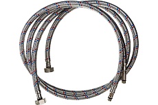 Гибкая подводка для смесителей ELKA 1/2&quot; х М10 х 120 см, пара - длинный и короткий хвост ИС.100968