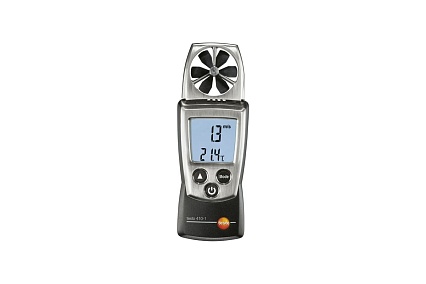 Анемометр с крыльчаткой Testo 410-1 с поверкой по каналу скорости и каналу температуры