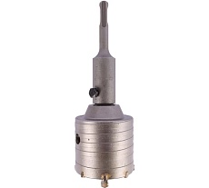 Коронка по кирпичу, камню, бетону 65 мм, М22, SDS-plus для перфоратора DERZHI 8306-007