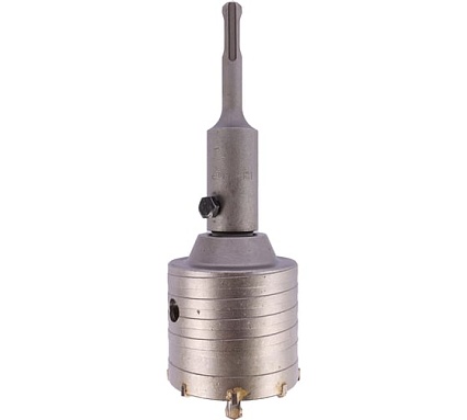Коронка по кирпичу, камню, бетону 65 мм, М22, SDS-plus для перфоратора DERZHI 8306-007