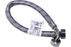 Гибкая подводка для воды ЦС ГИГАНТ 19, 3/4”Г х 3/4&quot;Г-угол L-60 см, штука ГП002101