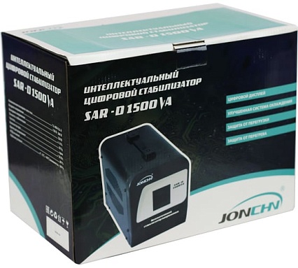 Интеллектуальный однофазный стабилизатор напряжения JONCHN SAR-D1500VA