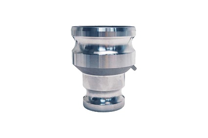 Нержавеющий камлок TITAN LOCK тип AA (переходник ниппель 1 1/2" х ниппель 2"), AISI316 TL1520AASS