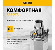Скважинный винтовой насос Denzel DWS-3.5-100 3.5&quot; 97251