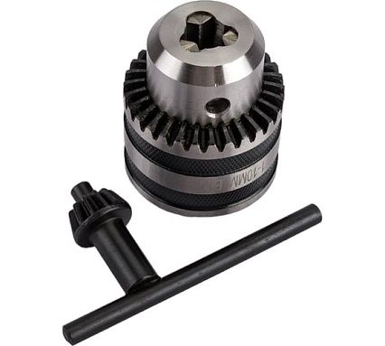 Патрон сверлильный с ключем 1-10 мм, В12 ТЕХНОРЕАЛ МА310250510