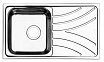 Кухонная мойка Iddis Arro ARR78SDi77 78 см без отверстий, сатин