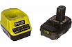 Набор Ryobi ONE+ RC18120-120 5133003368 аккумулятор (18 В; 2.0 А*ч; Li-Ion) и зарядное устройство RC18120