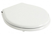 Крышка-сиденье для унитаза Caprigo Olympia C81101 с  микролифтом белый/хром