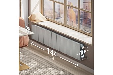 Радиатор Royal Thermo PianoForte 200 /Silver Satin - 18 секц. НС-1346027