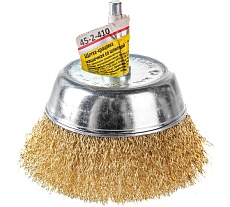 Щетка-крацовка со шпилькой для дрели,чашка 100 мм РемоКолор 45-2-410