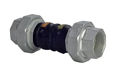 Компенсатор Benarmo EPDM Ду20 Ру16 резиновый антивибрационный муфтовый D140-01430