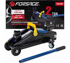 Подкатной гидравлический домкрат Forsage 2 т, 135-300 мм F-TA82008