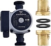Комплект подключения Hoobs 1" с насосом Grundfos UPSO 25-65 180 и шаровыми кранами (2 шт.) HB-UPSO-2565BV