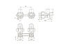Узел нижний запорный прямой GUARDO Purmo 1/2"x3/4" MTB 127 RAL 9016 Белый