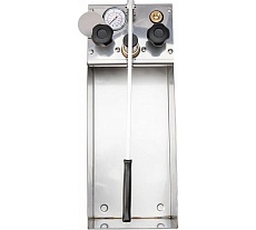 Ручной опрессовщик Icomar INOX 60 бар, двухклапанный, нержавеющая сталь 00915.5